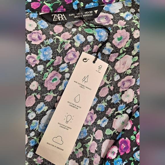 Zara~ Floral Dress - Picture 7 of 7